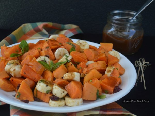 Yam / Orange Fleshed Sweet Potato Chaat {Updated}