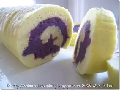 Yam swiss roll recipe - easy and tasty dessert idea