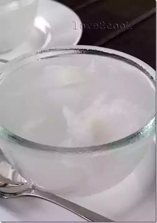 Young coconut jelly recipe & mother's day cards