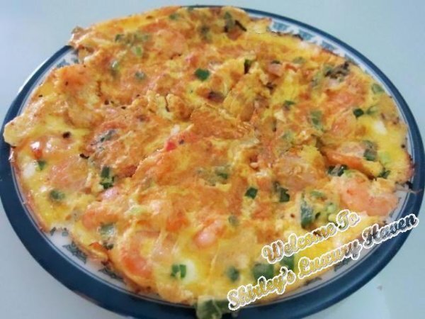 Yummy Shrimp Omelette