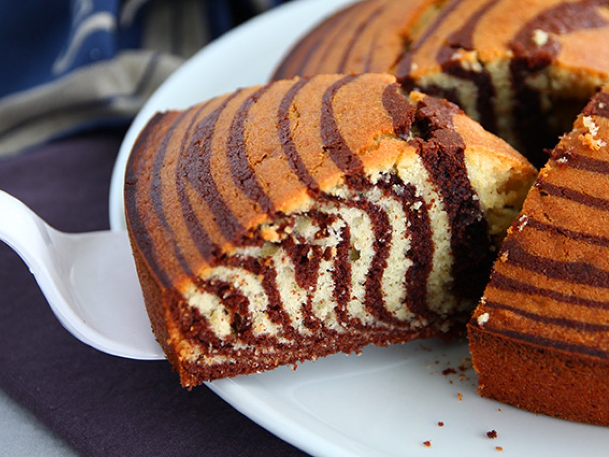 Zebra cake (steps and video) - photo 3