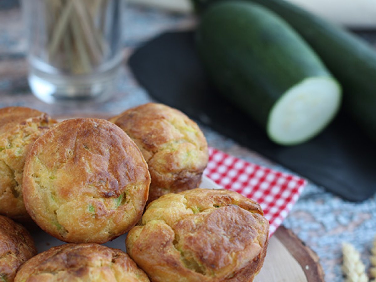 Zucchini and goat cheese muffins - photo 3