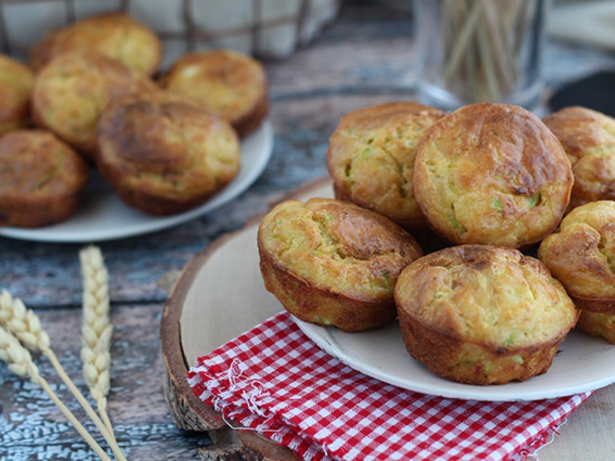 Zucchini and goat cheese muffins - photo 5