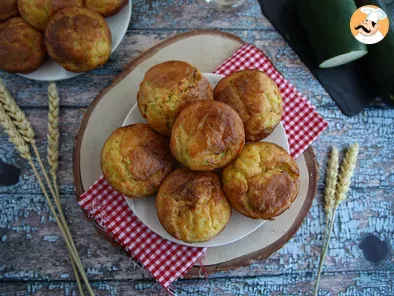 Zucchini and goat cheese muffins - photo 2
