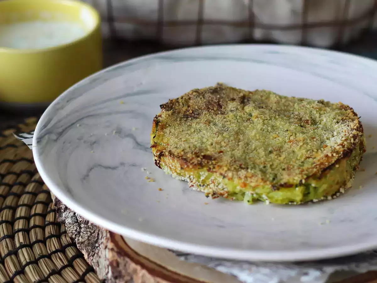 Zucchini and potato patties in airfryer - photo 3