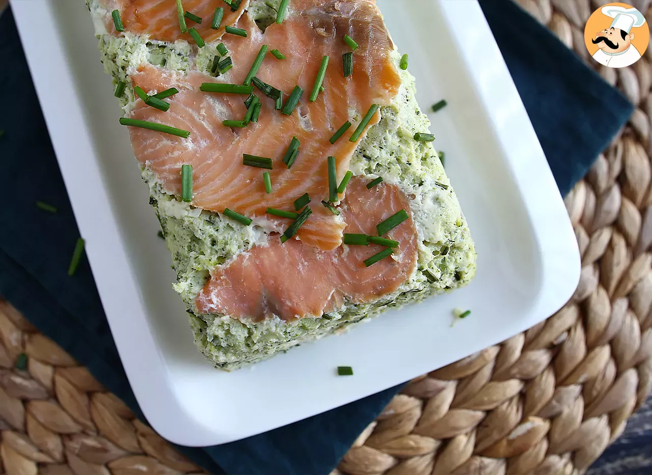 Zucchini and smoked salmon terrine - Recipe Petitchef