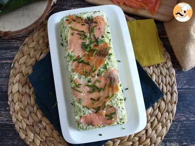 Zucchini and smoked salmon terrine - photo 2