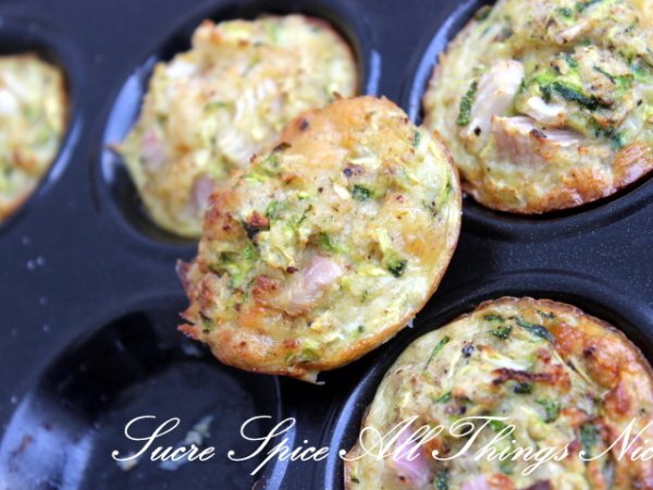 Zucchini cheese bites