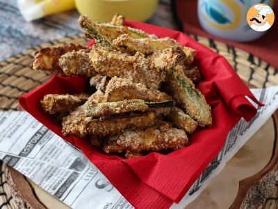 Zucchini fries cooked in Air fryer - photo 4