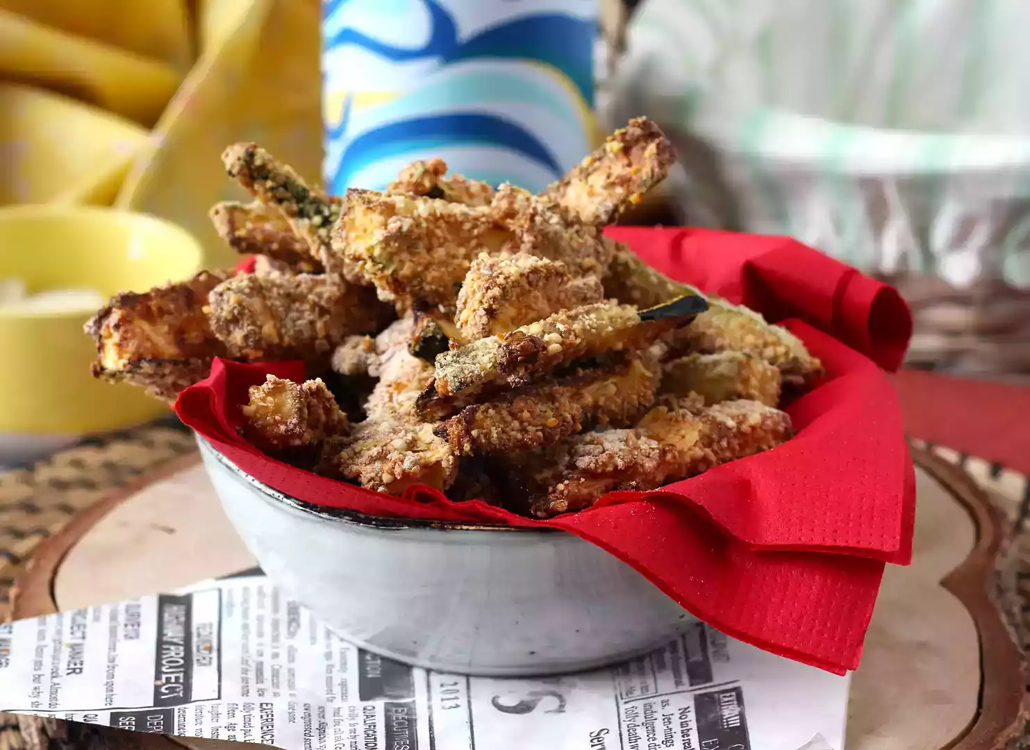 Airfryer zucchini fries recipe