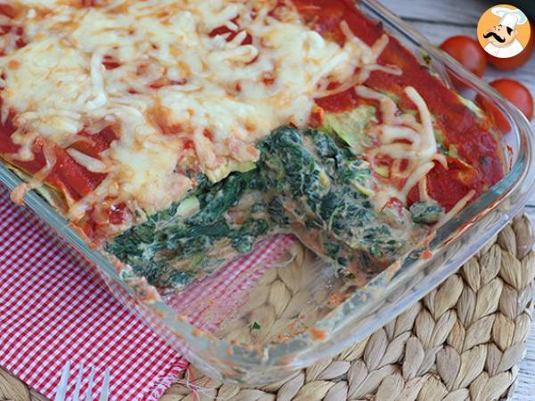 Zucchini lasagna with spinach - gluten free - photo 4