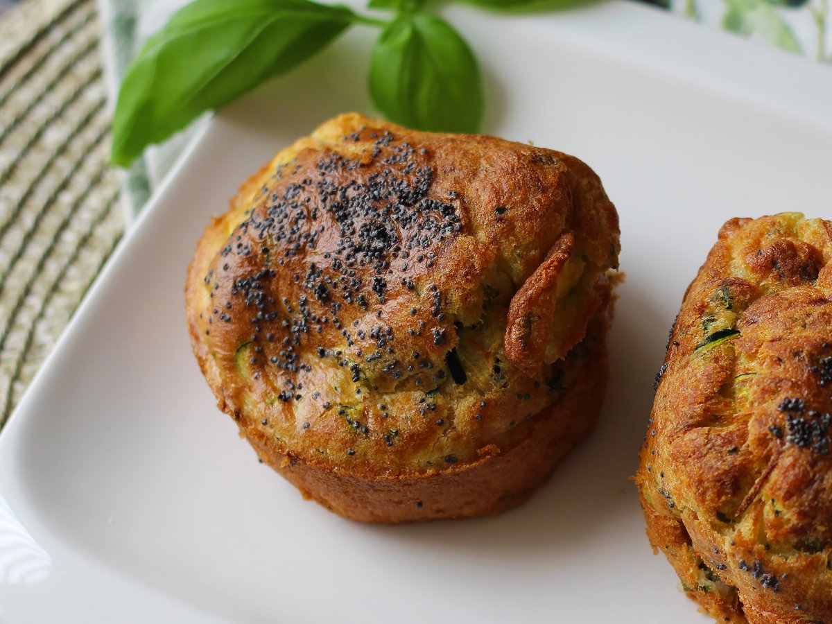 Zucchini muffins in air fryer: the light and fluffy recipe