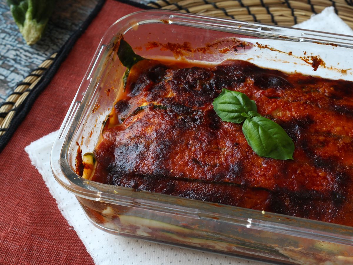 Zucchini parmigiana in air fryer: quick, light and crispy