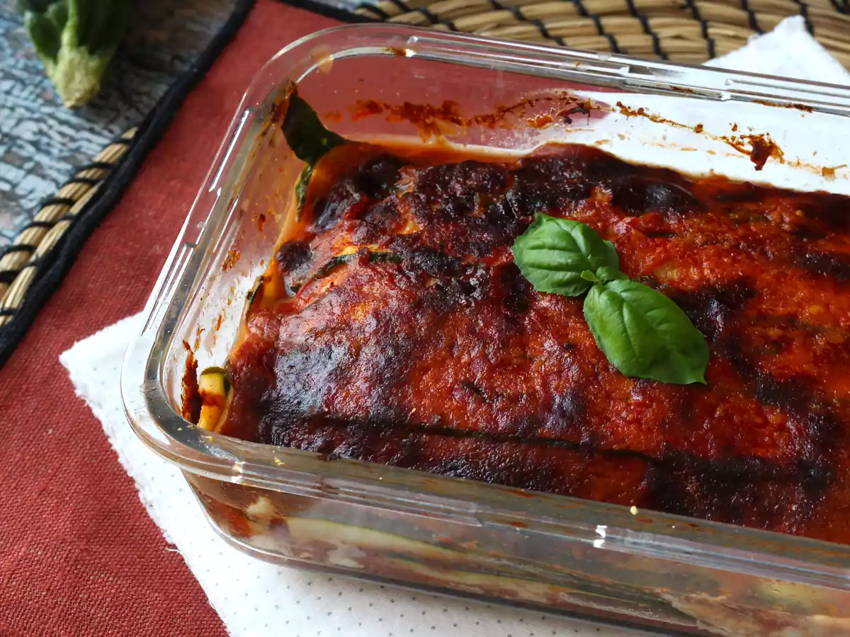 Zucchini parmigiana in air fryer: quick, light and crispy
