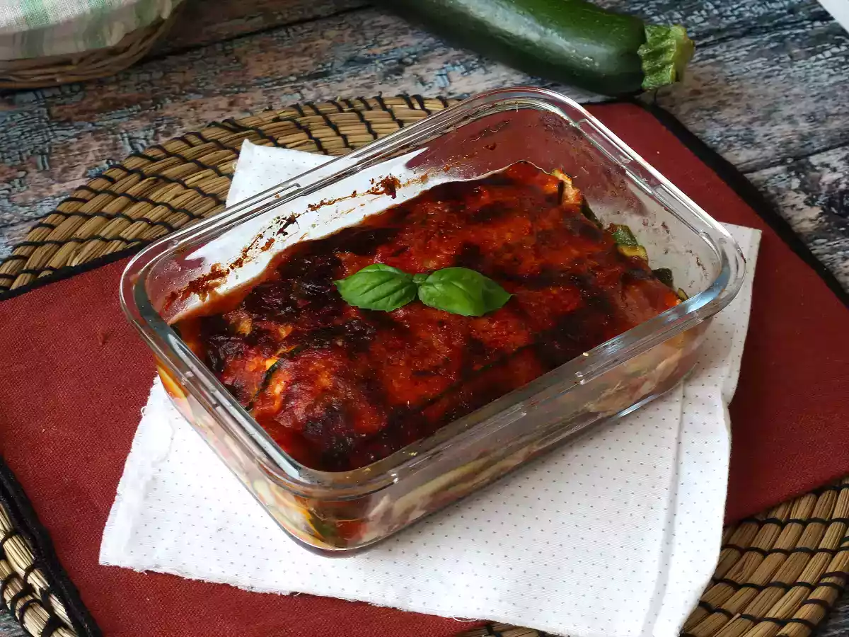Zucchini parmigiana in air fryer: quick, light and crispy - photo 6
