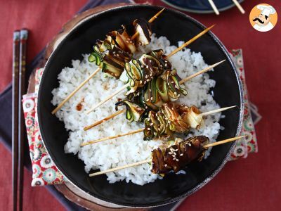 Zucchini skewers with a delicious, spicy Asian sauce - photo 2