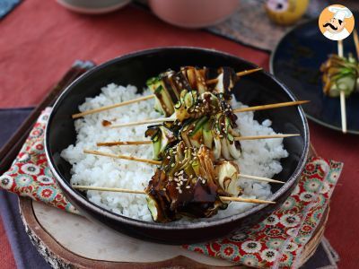 Zucchini skewers with a delicious, spicy Asian sauce - photo 4