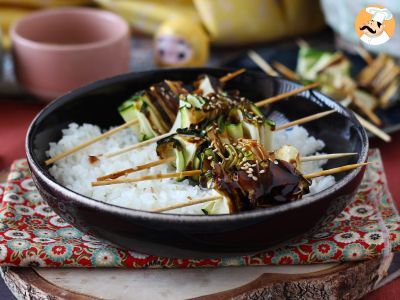 Zucchini skewers with a delicious, spicy Asian sauce - photo 6