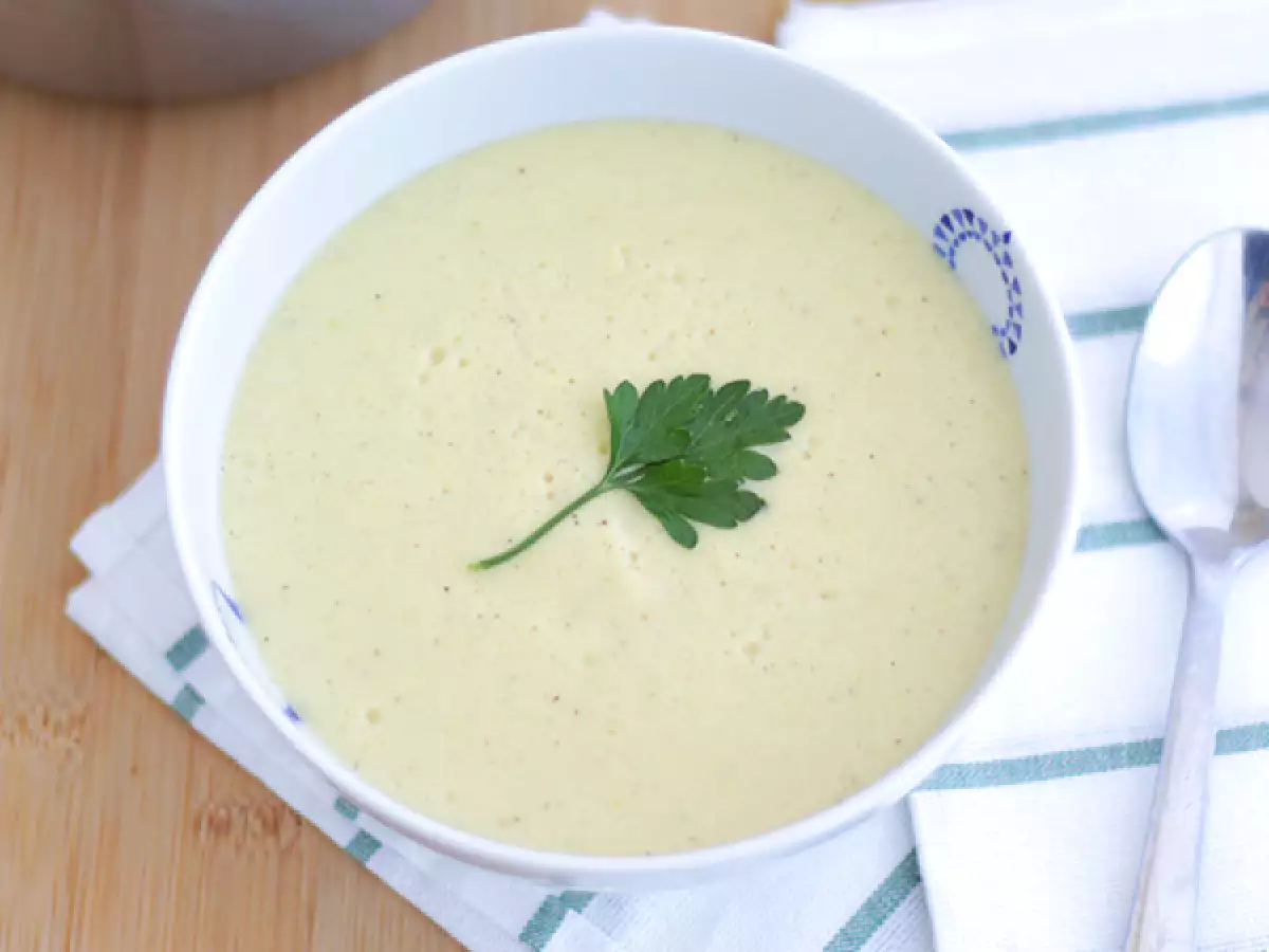Zucchini velouté soup - video recipe! - photo 2